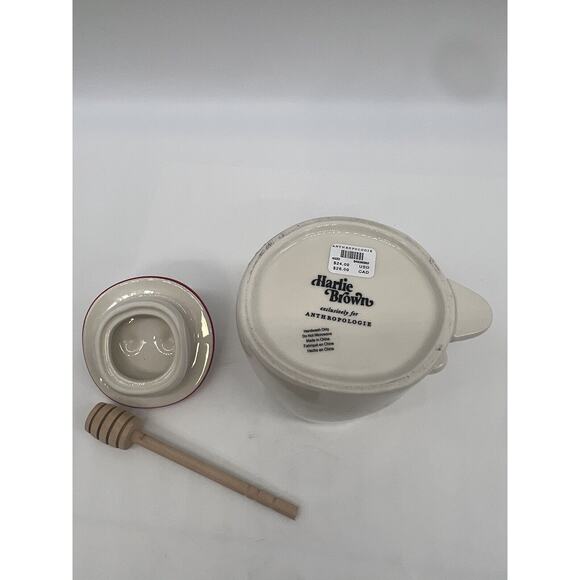 Anthropologie Harlie Brown Studio Belle Journée Stoneware Honey Jar - Picture 5 of 5